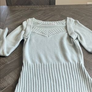 VENUS Soft Blue Knit Top